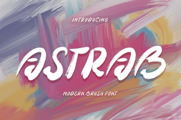 Astrab: Elegant Display Fonts for Local Brand Identity