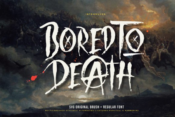 Bored to Death Fonts: A Display Asset Review