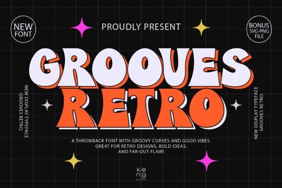 Grooves Retro Fonts: A Bold Display Choice for Local Brands
