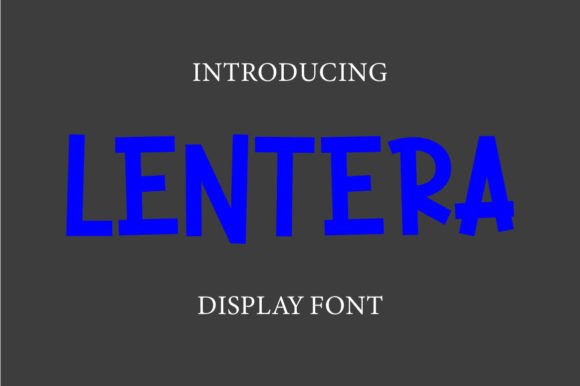 Lentera Fonts: A Display Asset for Real Client Projects