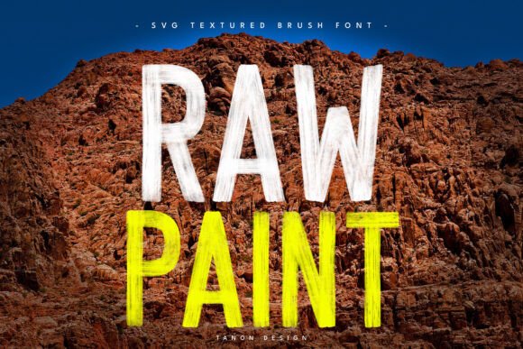 Raw Paint: A Display Fonts Review for Real Crafting