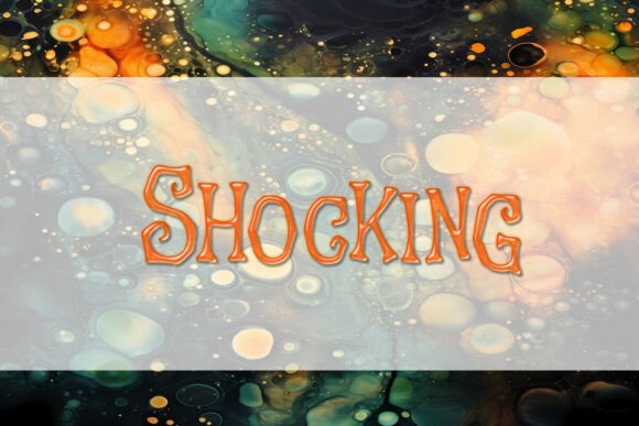 Shocking: A Bold Display Font for Modern Publishing