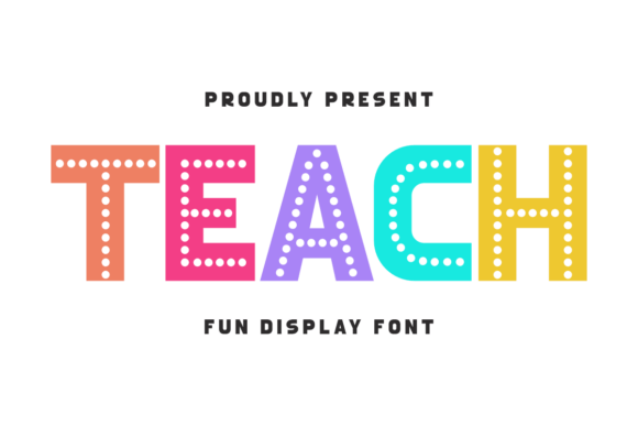 Teach: A Vibrant Display Font for Modern Blogging