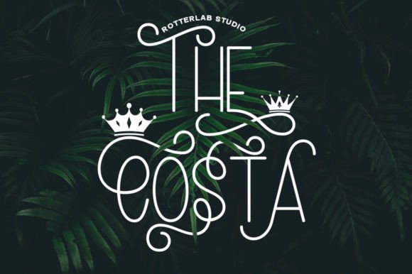 The Costa Fonts: A Display Asset for Modern Handmade Creators